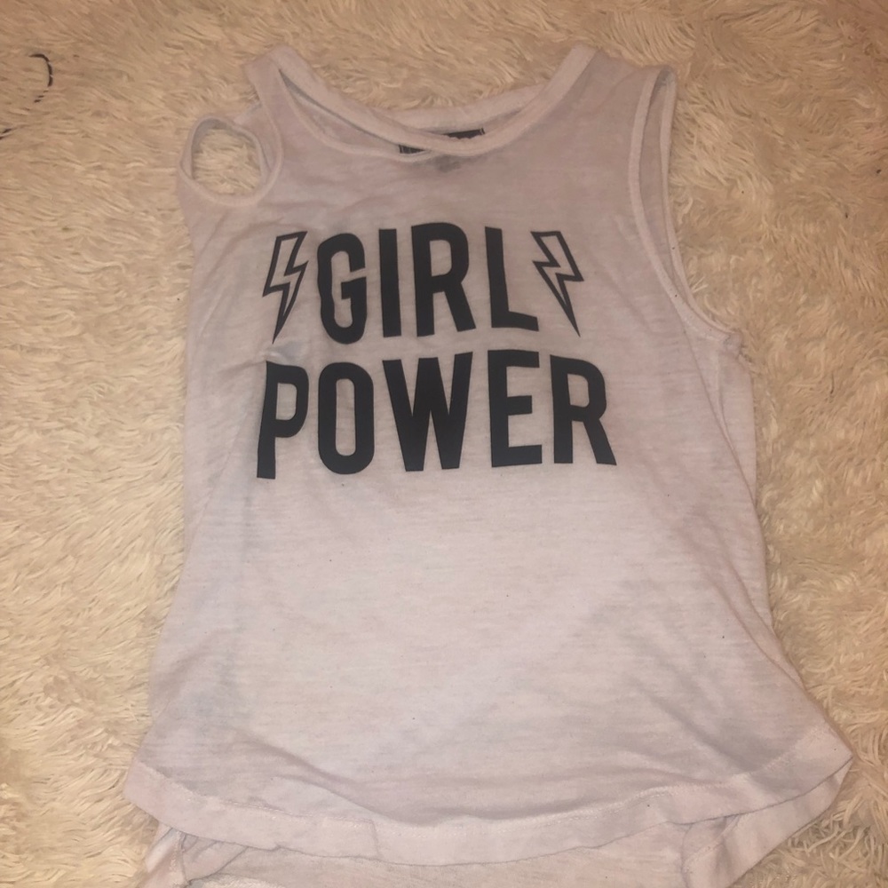 Girl power tank top